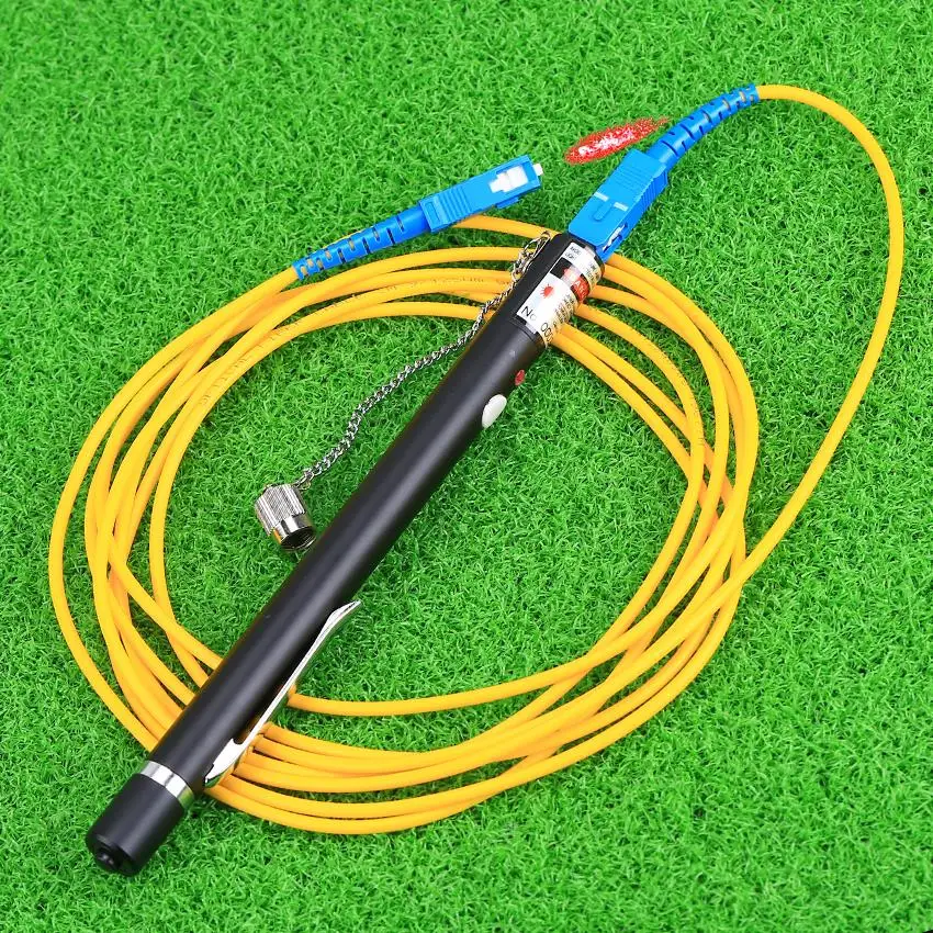 kelushi 10mw 10km pen optical fiber laser cable fault locator fiber testingfiber optic test and measurement fiber tester tool free global shipping