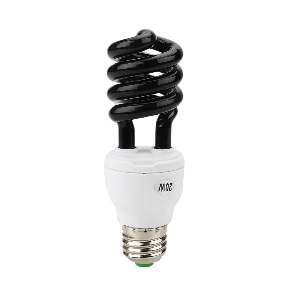 Small Screw Lamp Sterilize 20W Fluorescent E27 Ultraviolet Bulb Blacklight Lights Light Home Accessories Low Energy