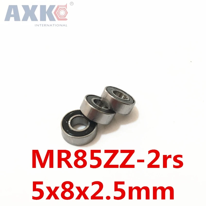 Axk 10 шт./лот Mr85 2rs Rs 5x8x2 5 мм уплотнительная крышка тонкая стенка радиальный