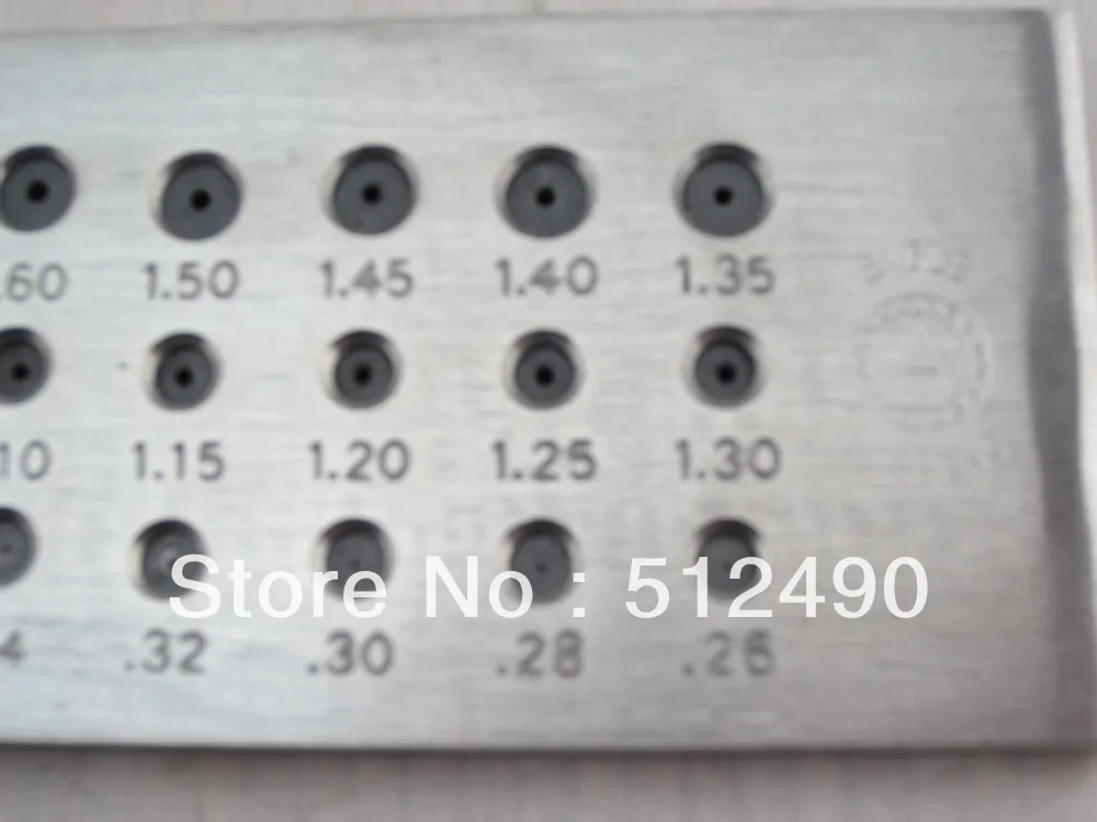 Round Tungsten carbide drawplate hole size 0.26-2.80 tungsten good jewelry tools | Украшения и аксессуары