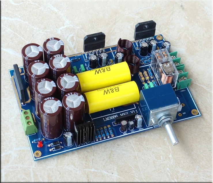 

AC16-30V 68W + 68W LM3886 2,0 канальная Плата усилителя (без потенциометра ALPS 27)
