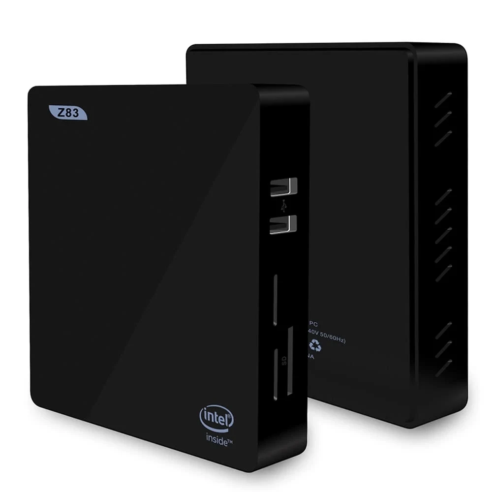 Z83ii мини ПК Intel Atom Z8350 до 1 92 ГГц 4 Гб ОЗУ 64 eMMC windows 10 4K HDMI 5 WiFi 1000 м LAN win10 Smart TV Box|Мини ПК| |