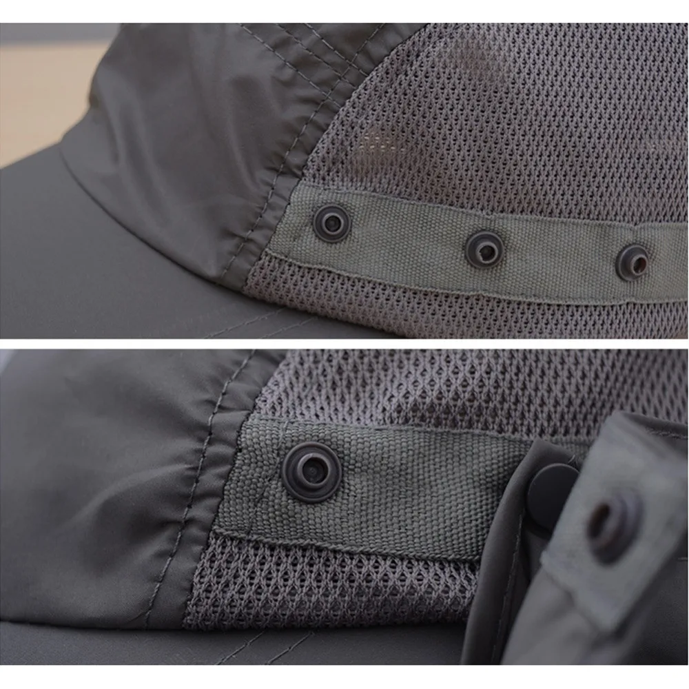 

Outdoor Sport Hiking Visor Sun hat outdoor fisherman hat mountaineering visor Hat UV Protection Face quick-drying cap