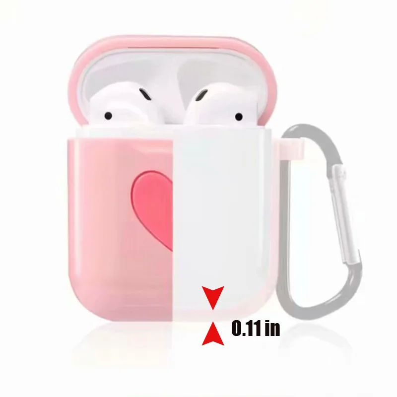 Милый силиконовый чехол для наушников Apple AirPods защитный с защитой от ударов