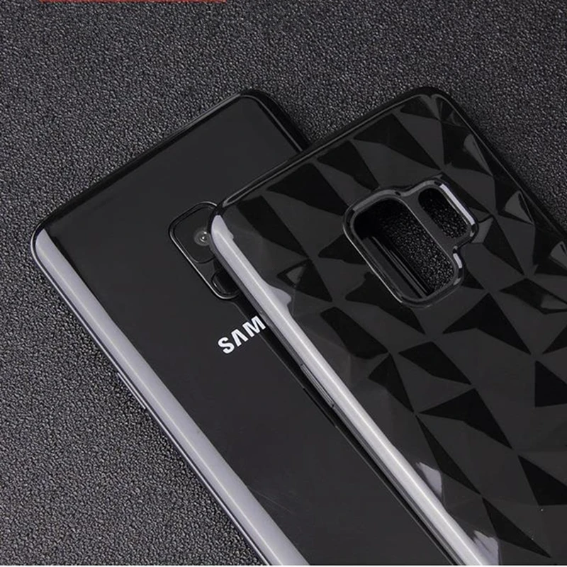 Чехлы для SAMSUNG GALAXY S8 S9 Note 8 9 A8 J4 J6 A6 Plus J2 Core 2018 3D прозрачный мягкий силиконовый чехол