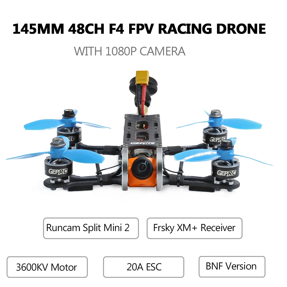 Geprc Cygnet3 Pro 145 мм 48CH FPV гоночный Дрон с камерой HD PNP BNF стабильный F4 Контроллер полета