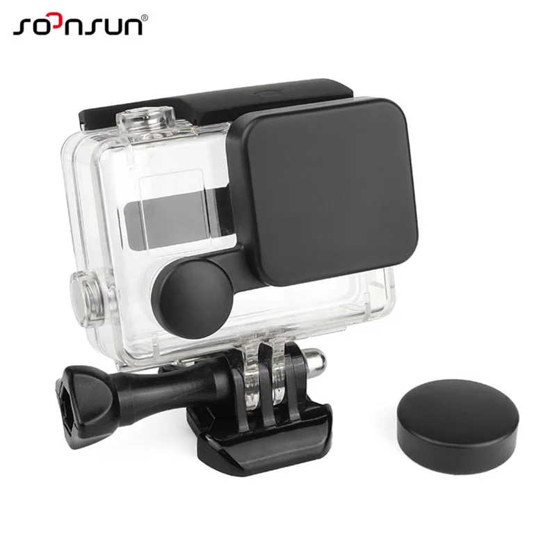 SOONSUN крышка объектива Защитная камеры + Крышка корпуса чехол для GoPro Hero 4 3