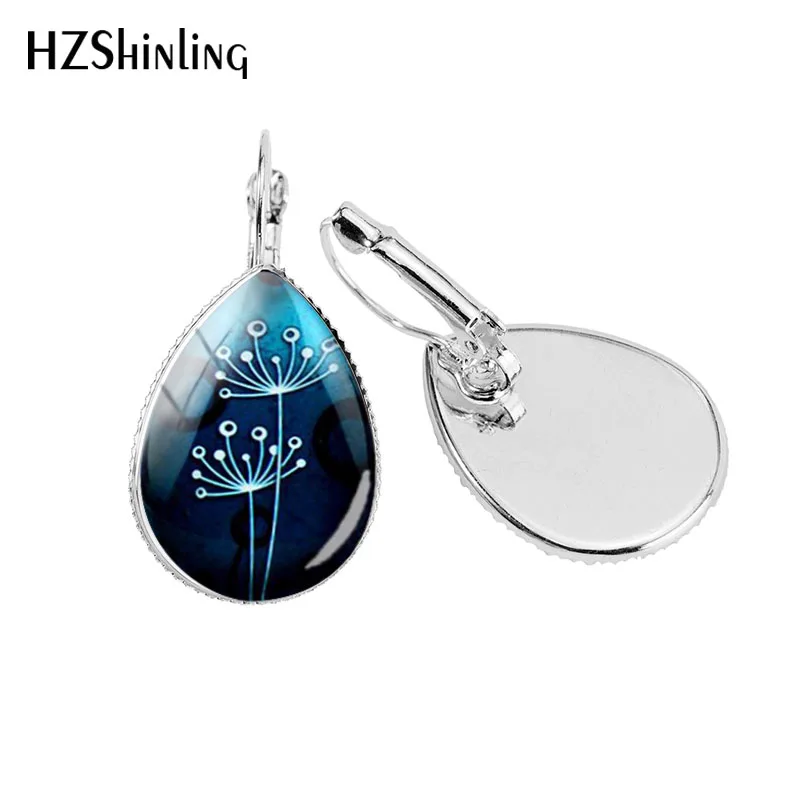 Новинка 2019 зажим для ушей с изображением белых одуванчиков серьги зажимы цветами