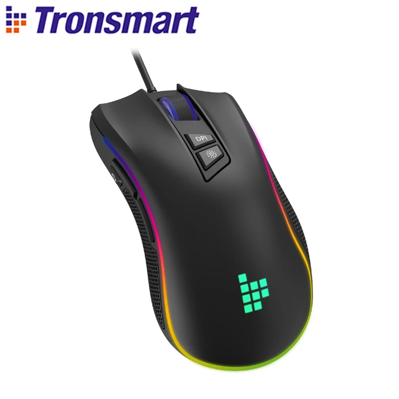 Tronsmart TG007 игровая мышь проводная геймер компьютерная с 16 8 м RGB 9 программируемых
