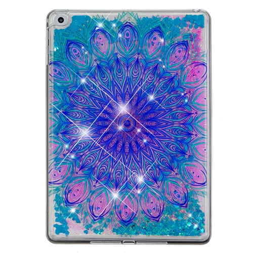 A Wekays для Coque Apple Ipad 9,7 милый Блестящий жидкий силиконовый чехол Fundas для IPad 9,7 дюймов A1822 A1823 чехол - Цвет: A