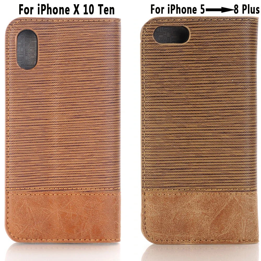 Кожаный флип чехол для Apple iPhone X 10 8 Plus 7 7S 6 6S 5 5S SE|case for iphone|leather casecase pattern |