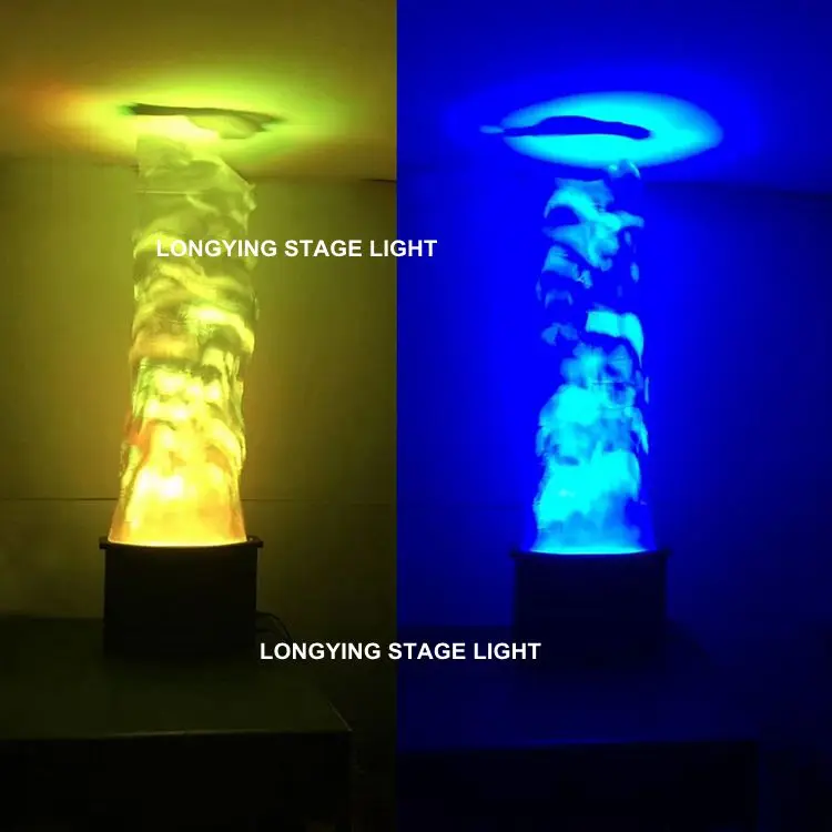 Бесплатная доставка 2 шт./лот RGB 3 в 1 цветной светодиодный пламенный свет 24x3 Вт