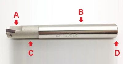 MANF EMR-C20-4R20-160 фреза винтовой зажимной сплав Концевая фреза высокой твердости Круглый Нос Фрезерный инструмент для RPMT08T2 RPMT10T3