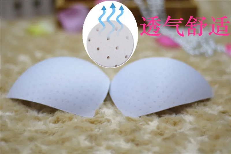 

PRAYGER 5pairs sexy women bras pads sponge breathable hole yuga enhancers push up bras swimwear inserts