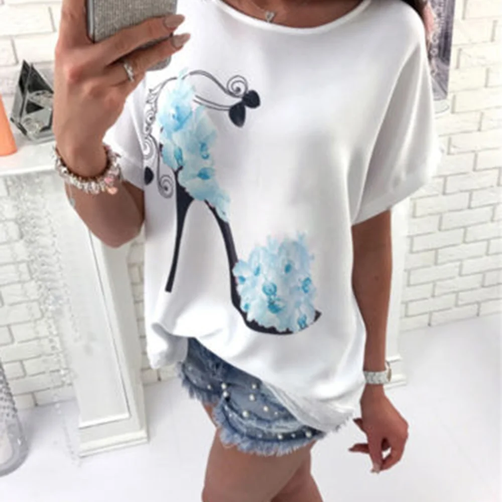 JAYCOSIN Harajuku стильные женские футболки 2019 новые с коротким рукавом на высоком