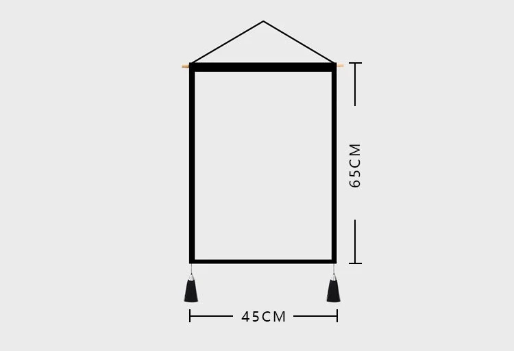 3 шт./компл. зеленых листьев растений акварель Подвесной Настенный гобелен с