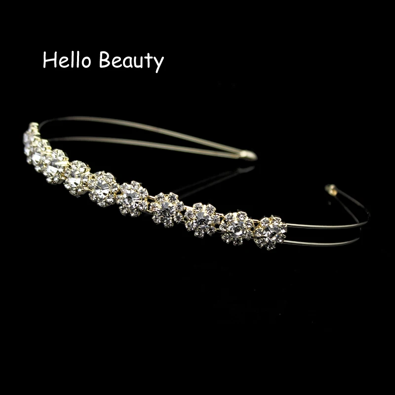Женская повязка на голову со стразами|bridal hairband|wedding bridalcrystal hair |