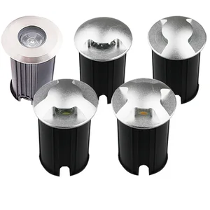 Уличное освещение для сада двора, ступеньки, лестницы, напольные встраиваемые светильники, IP67 12 В, 1 Вт, 3 Вт, светодиодный земный прожектор, 220 В