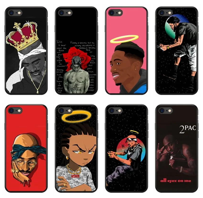 2Pac Makaveli Тупак Амару Шакур из мягкого силикона с узором материала TPU чехол для