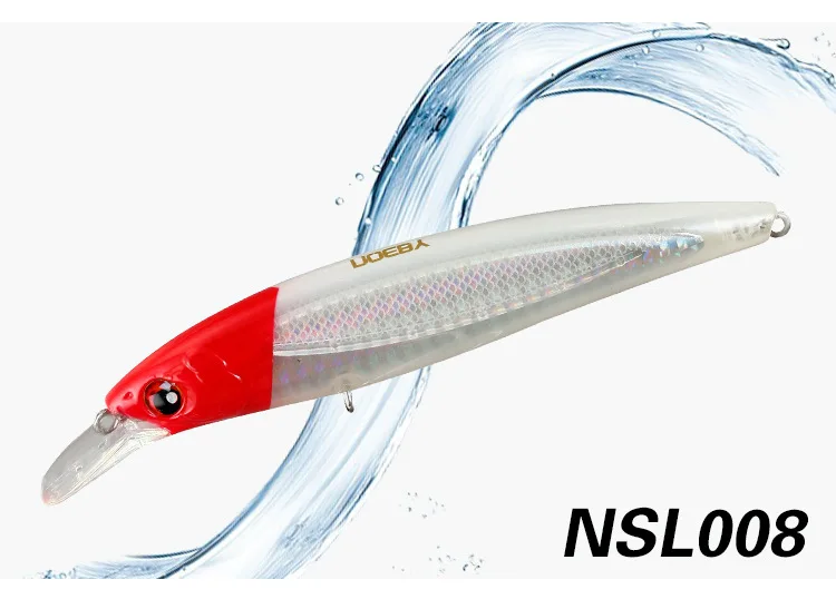NSL007 Noeby гольян жесткая приманка для рыбалки 100мм13. 6 г 120мм22. 0 г Морская рыбалка Pesca Япония крючки для окуня щуки - Цвет: NSL007