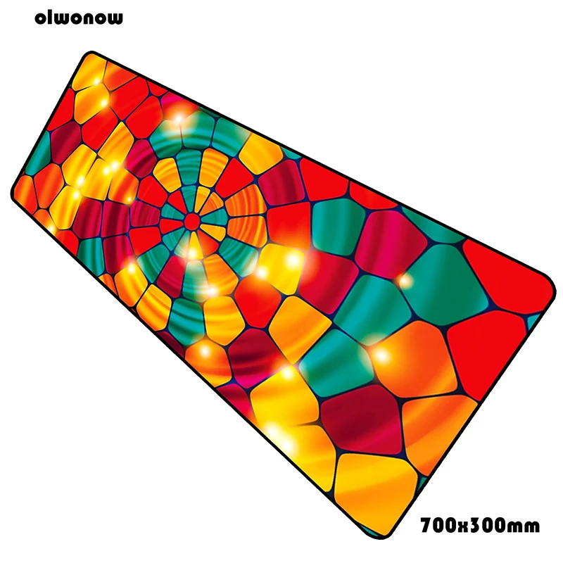 Size 700x300x2mm Rgb коврик для мыши 70x30 см игровой коврик для мыши Аниме 3d офисный notbook Настольный коврик большой padmouse игры pc gamer коврики - Цвет: Size 700x300x2mm