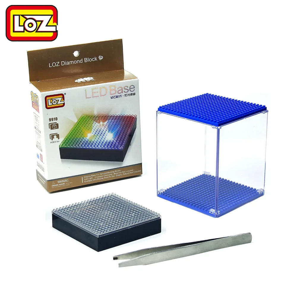 LOZ Алмазные витрина бокс для моделей игрушки с светодио дный строительные блоки