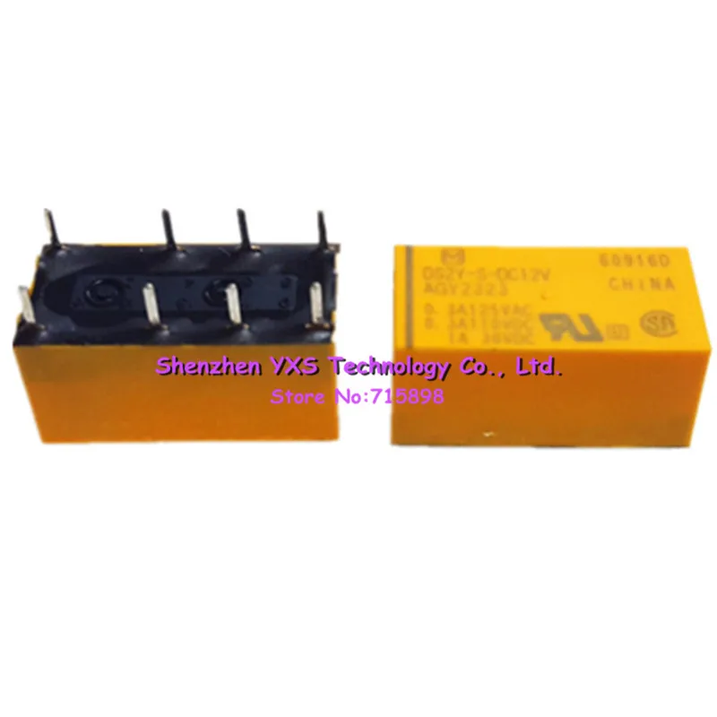 10 шт./лот DS2Y S DC5V DC12V AGY2323 0.3A 125VAC 110VDC 1A 30VDC|lot|lot lotlot 10pcs |