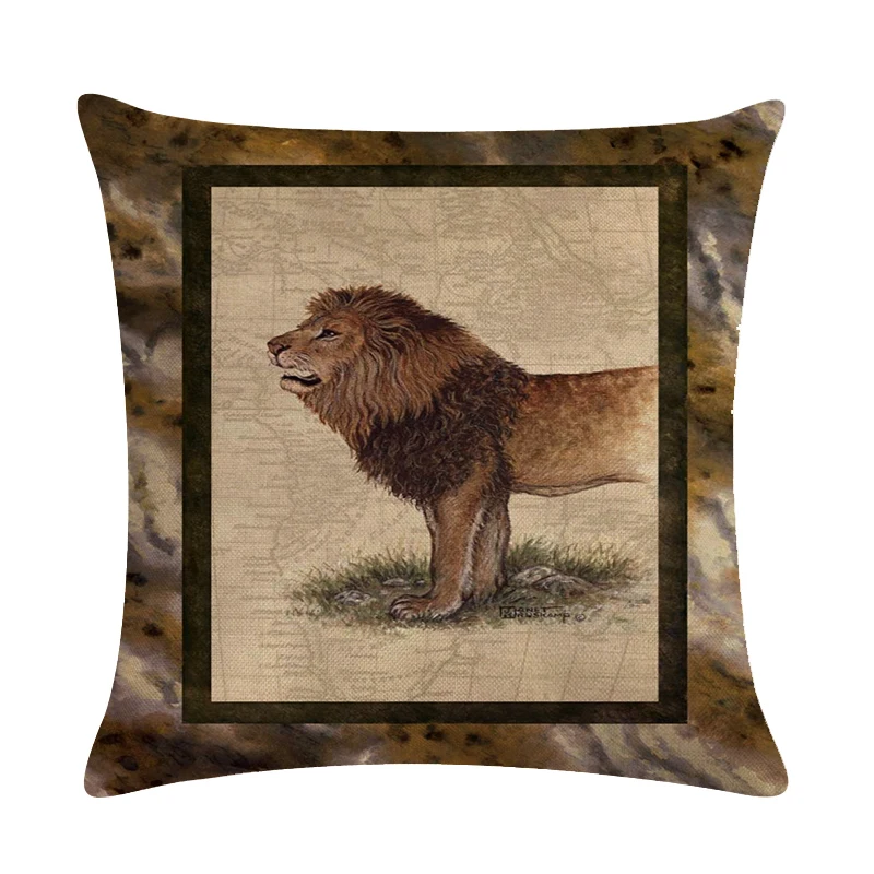 Animal patterns rely on pillowcases upholstery pillows sofa chairs 45 cm home decoration | Дом и сад