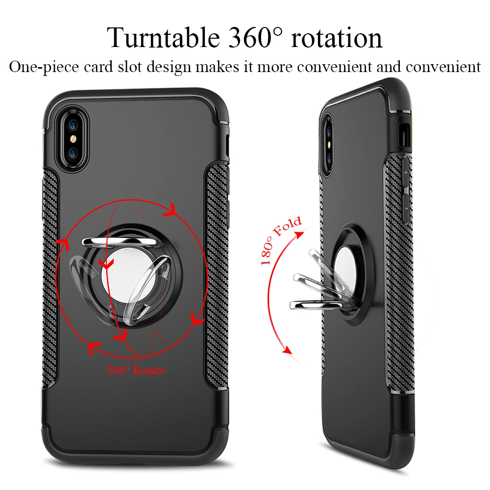 PORTEFEUILLE противоударный чехол-броня для iphone 6 7 8 плюс 5 x XR XS MAX Роскошный