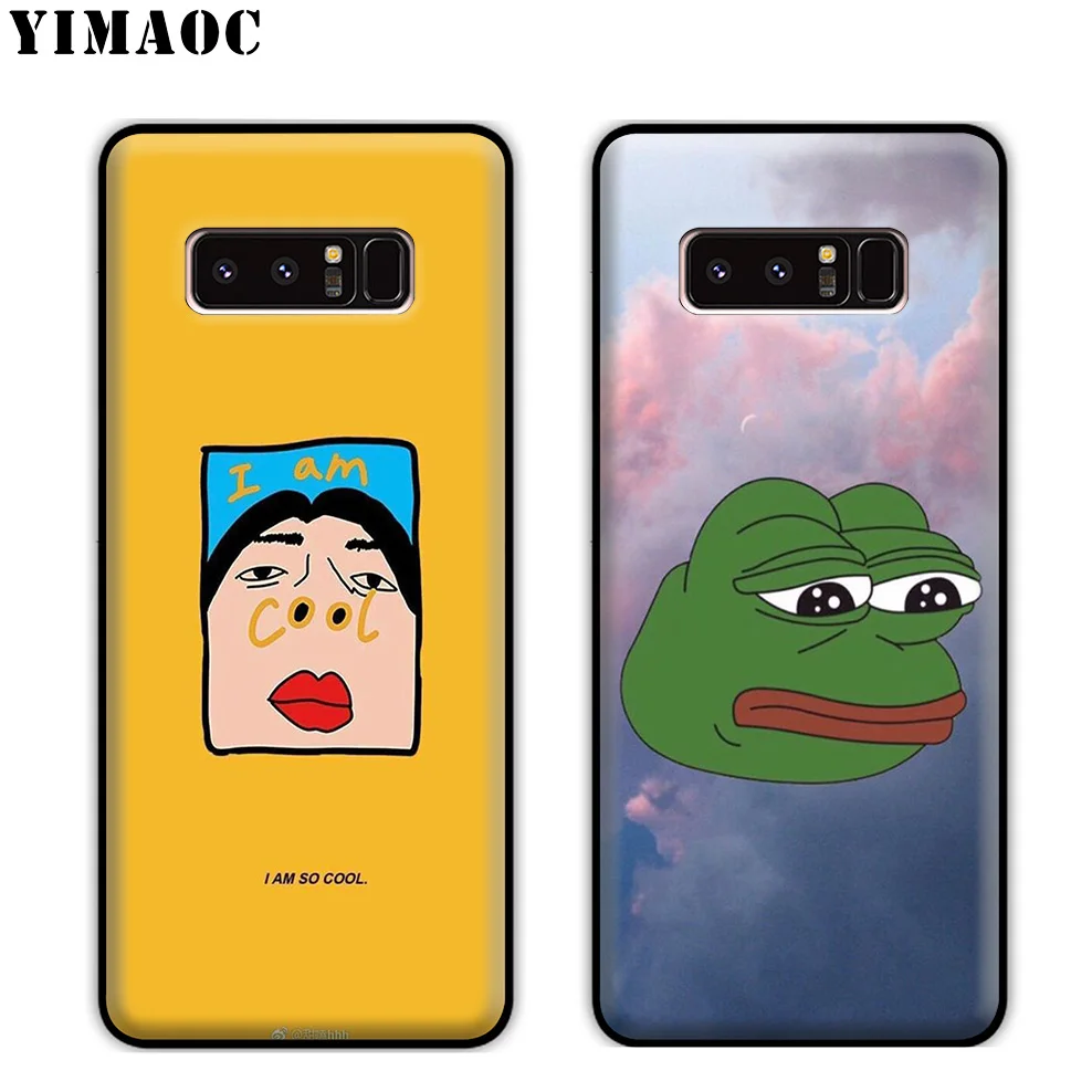 YIMAOC Pepe Смешные лягушки привлекательный мягкий силиконовый чехол для samsung Galaxy Note 10