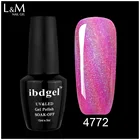 6 бутылок, лазерный гель, впитывающий УФ-гель для ногтей, голографический цветной гель, исчезающий, долговечный гель для дизайна ногтей, новый цвет