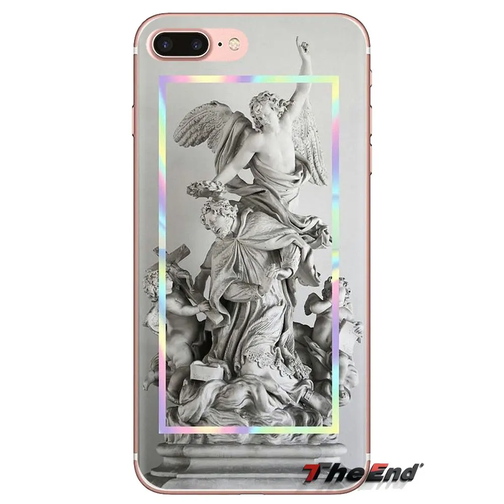 Silicone Phone Cases For iPod Touch Apple iPhone 4 4S 5 5S SE 5C 6 6S 7 8 X XR XS Plus MAX Vintage Plaster Statue David Printing |