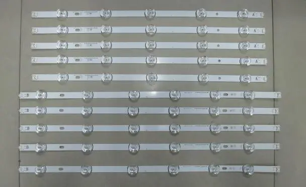 Новые оригинальные ленты 5 + 6 светодиодов 6916L-1833A 6916L-1834A, 1155 мм для 55LB5620-CA 55GB6580-CG LC550DUE 55LB561V GLB