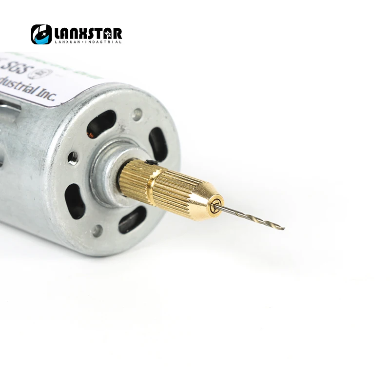 Lanxstar DC 24V 555 мини электродрель с высоким крутящим моментом ручная дрель 16 шт. набор
