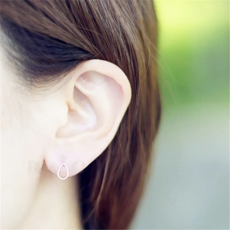 Модные серьги гвоздики в форме капель воды рамы|fashion stud earrings|stud earringsstud earrings wholesale |