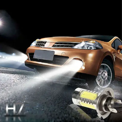 Горячая Распродажа! 6 шт. H7 7 5 Вт яркие Автомобильные светодиодные cob передние фары