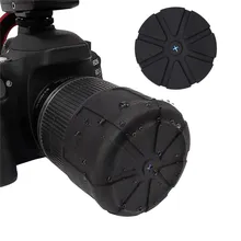 Водонепроницаемый универсальный кремния DSLR Камера крышка объектива Кепки Защитные Anti-пыль Fallproof SLR Камера силиконовые Защитная линза крышка