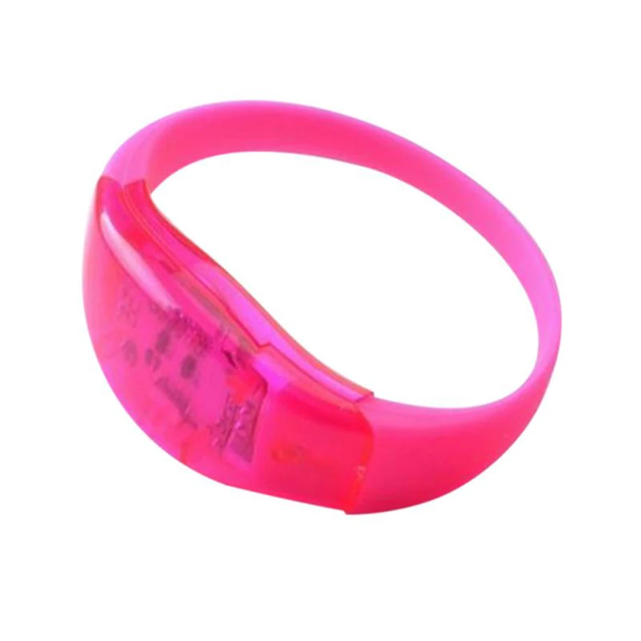 Светодиодный светящийся браслет с голосовым управлением звуковая активация для