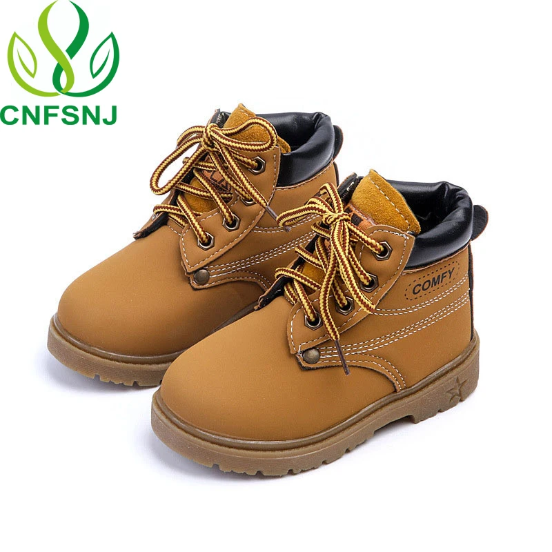 

Cnfsnj детская зимняя модная детская кожа Снегоступы для Обувь для девочек Обувь для мальчиков теплые ботинки Martin Обувь Повседневное плюшевые...