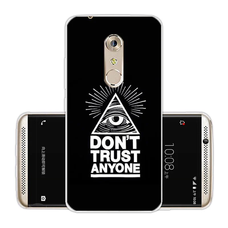 Силиконовый чехол для телефона ZTE Axon 7 5 &quot прозрачный из ТПУ тонкий A2017 |