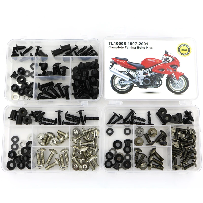 Подходит для Suzuki TL1000S 1997 2001 Полный Комплект болтов обтекателя мотоцикла винты