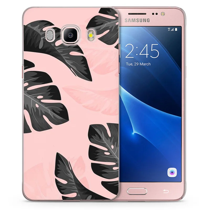 Флора мягкий прозрачный TPU чехол для телефона Samsung Galaxy J1 J2 J3 J5 J7 prime J120 J320 J330 J530F Fundas
