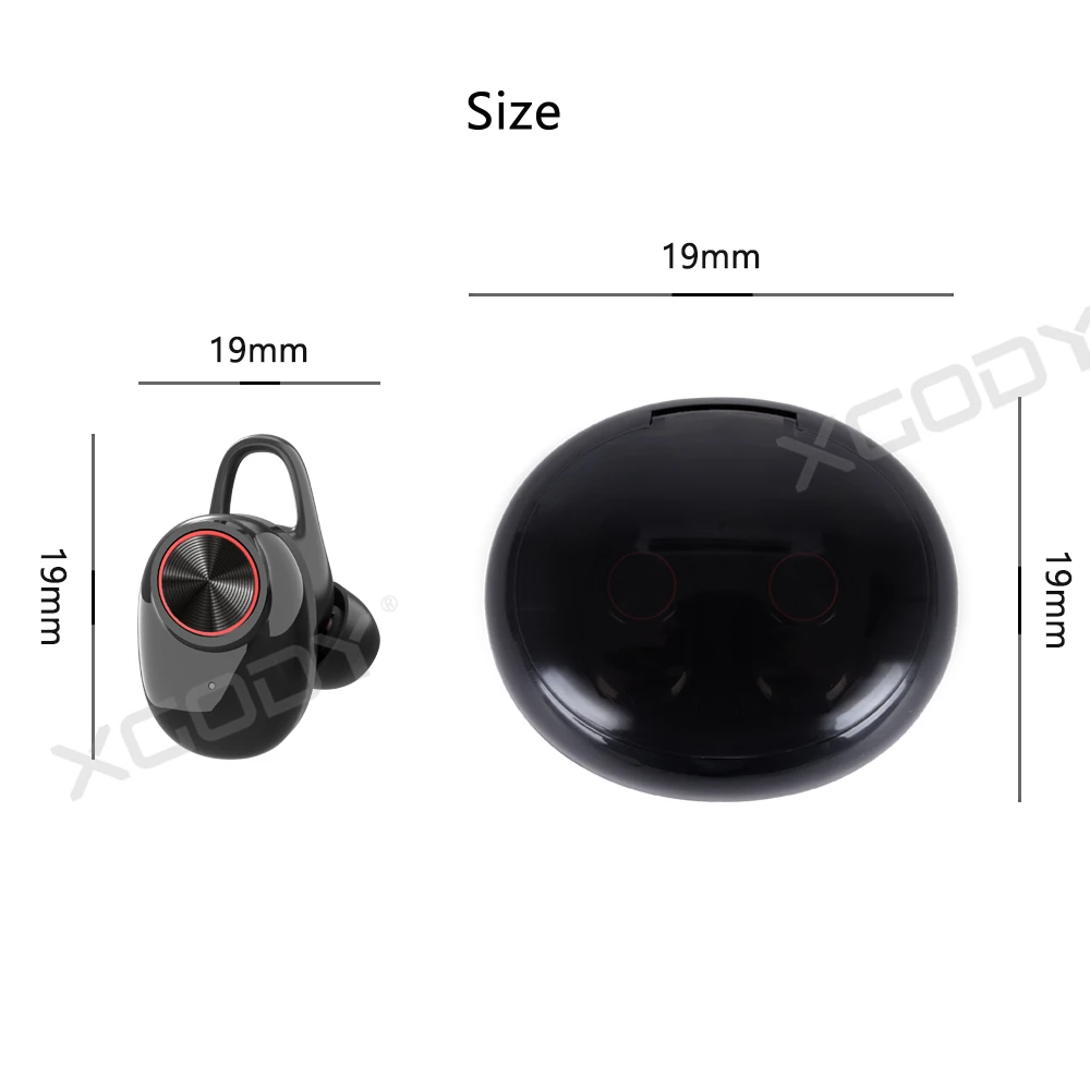 XGODY V5 наушники-вкладыши TWS Bluetooth наушники 5 0 стерео мини True Беспроводной гарнитура