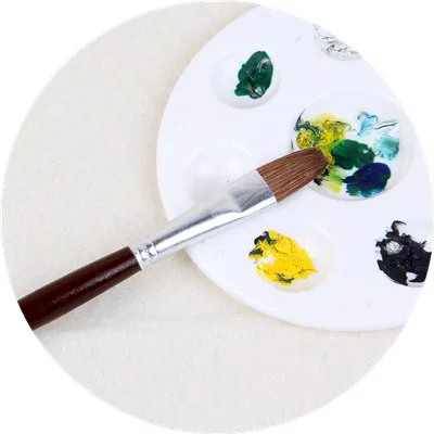 MANET boutique Wolf кисти для рисования акварель гуашь краска ing три круглых три плоских набора кисть для живописи художественная ручка