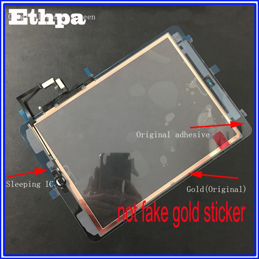 Оригинальный сенсорный экран Ethpa для Ipad Air A1474 A1475 дигитайзер с кнопкой Home гибкий