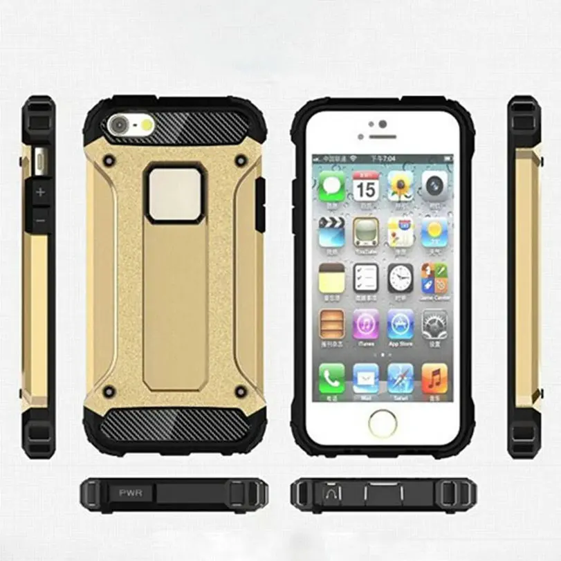 Чехол для Apple iPhone 5 5S SE X 8 7 6 6S Plus пластиковый жесткий прочный резиновый Гибридный