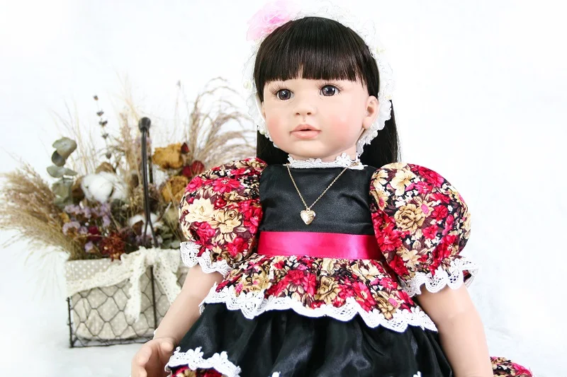 NPK Bebes Reborn Dolls de Silicone хлопковое боди для девочек 60 см Спящая Кукла игрушки