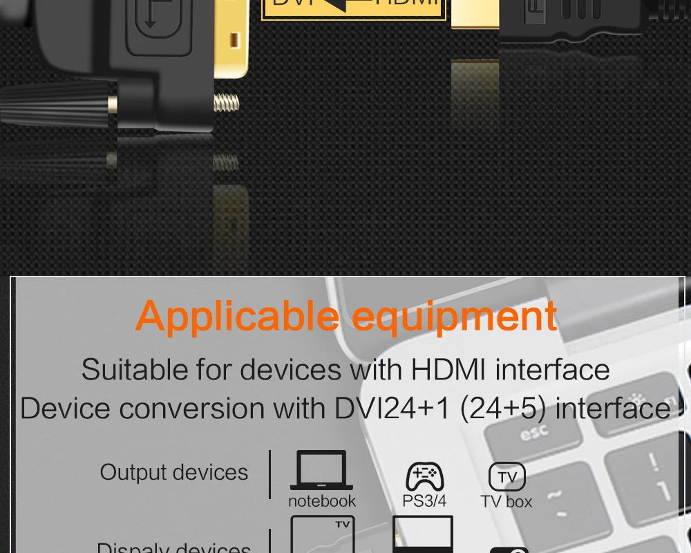 1080p Высокоскоростной HDMI дви кабель DVI-D hdmi Соединительный кабель 24+ 1 контактный адаптер 1 м 2 м 3 м 5 м для LCD DVD HDTV xbox PS3