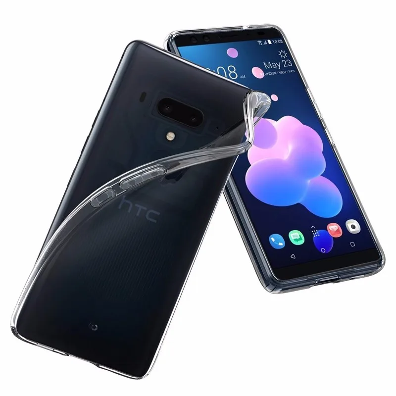 Мягкий прозрачный чехол из ТПУ для HTC Desire 530 626 628 630 816 820 One A9 M7 M8 M9 M10 E9 U11 Plus