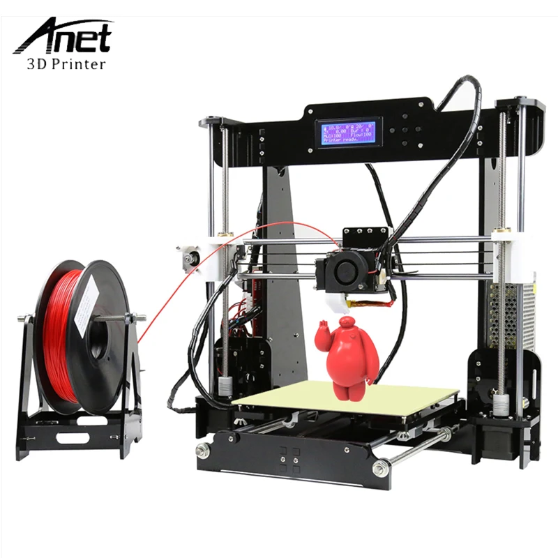 Anet A8 3D принтер Высокая точность настольный Reprap i3 DIY комплект самостоятельной